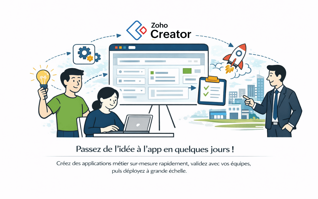 Des applications sur-mesure avec Zoho Creator