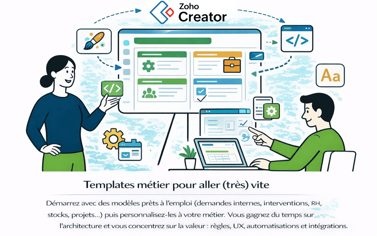 Des applications sur-mesure avec Zoho Creator
