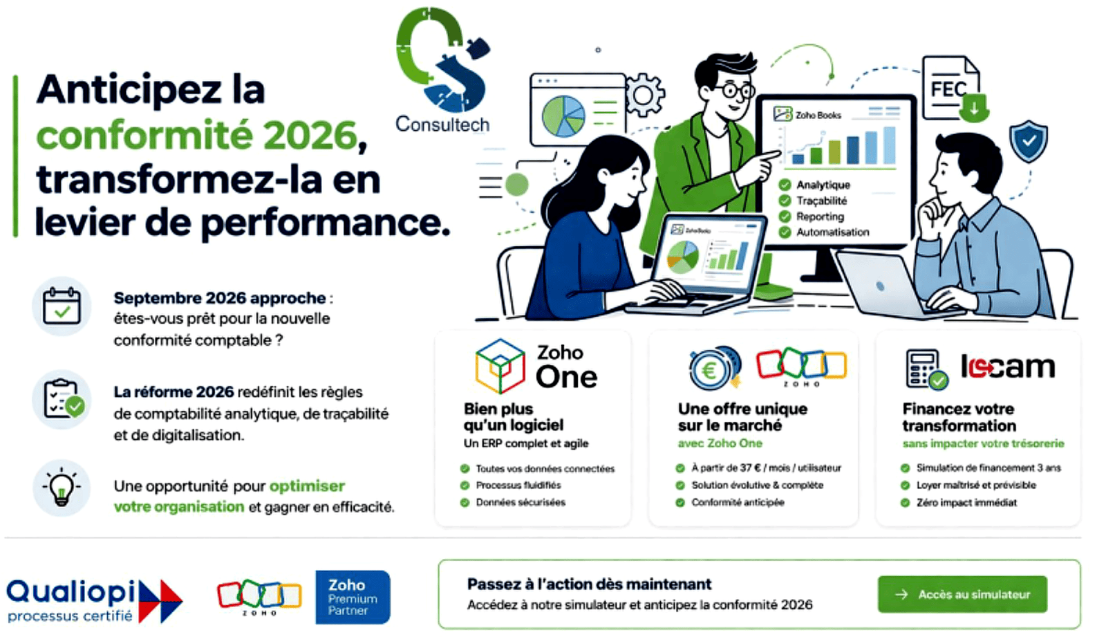 Êtes-vous prêt à anticiper la conformité comptable 2026 avec Zoho ?